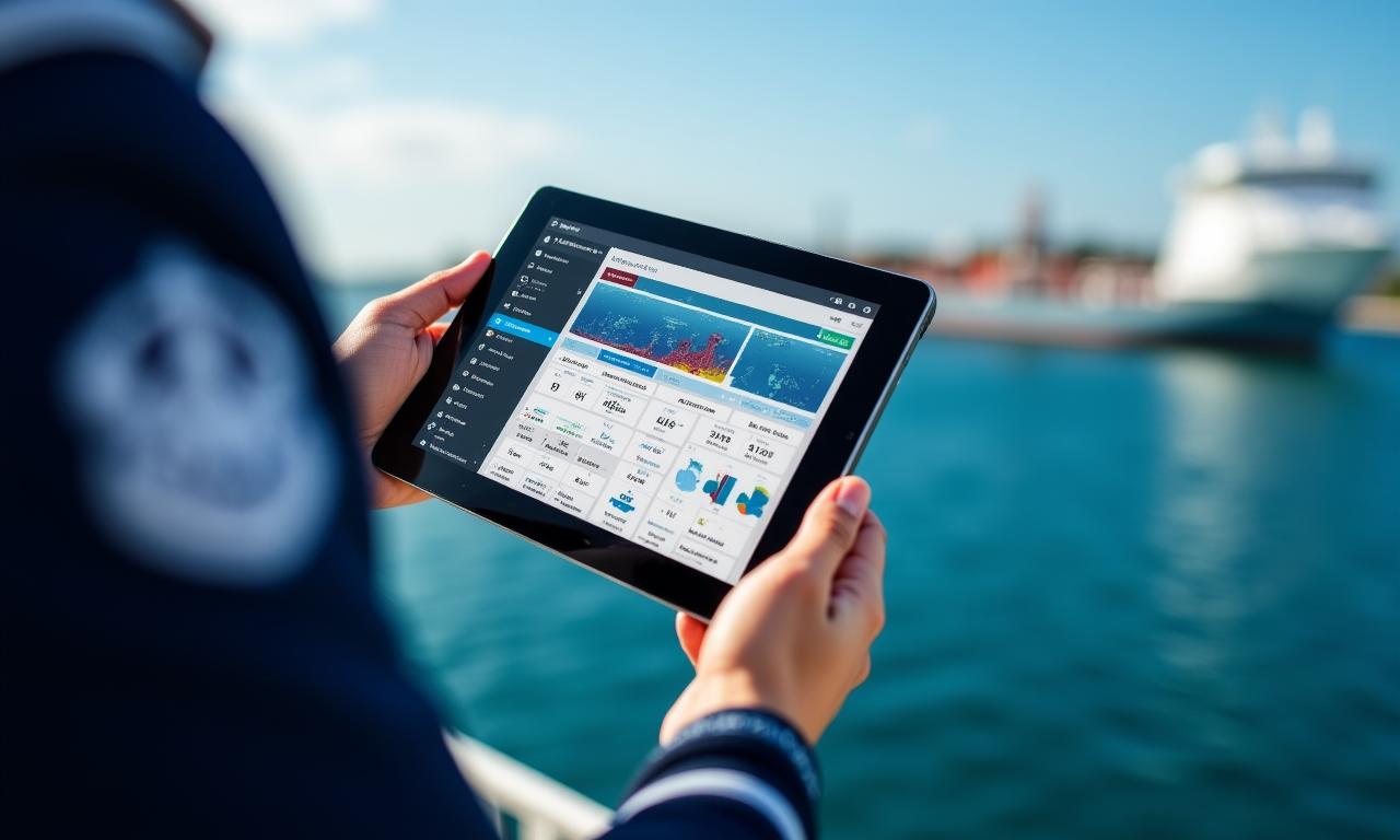 Dashboard digitale per il monitoraggio della flotta navale